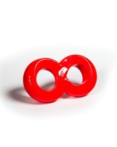ZiZi Dubbele Cockring - Rood