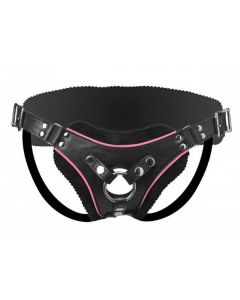 Flamingo laag uitgesneden strap-on harnas