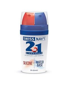 Swiss Navy 2-in-1 Silicone & Waterbasis glijmiddel
