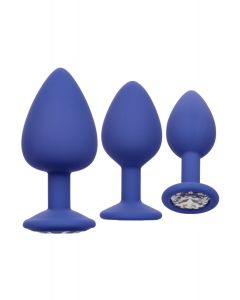 Buttplug set Cheeky Gems - Paars maten