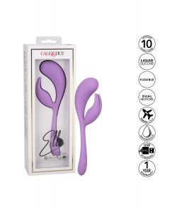 Rabbit Vibrator Elle - Paars met verpakking