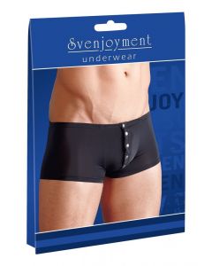 Heren Boxer met Drukknoopjes - Zwart