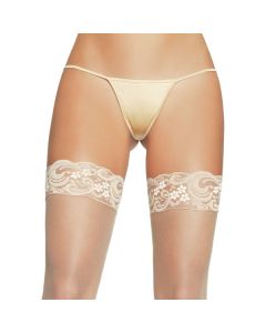 String met Smalle Bandjes - Goud voorkant