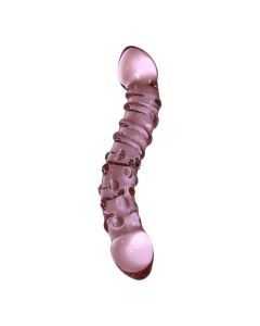 Dubbele dildo van glas Icicles No 55