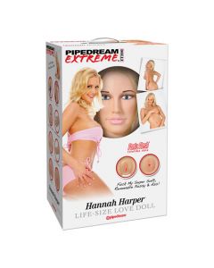 Opblaaspop blond Hannah