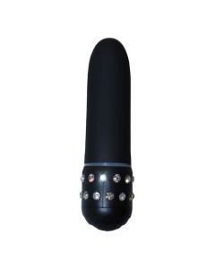 Diamond Mini Vibrator - Zwart