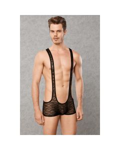 Doreanse Kanten Body - Zwart