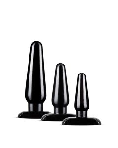 Buttplug Anal Adventures Basic Kit - Zwart
