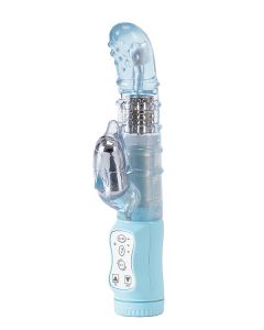 Vibrator Mini Dolphin - Licht Blauw los