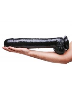 The Black Destroyer XXL Dildo grootte