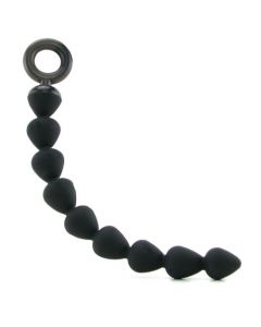 S&M Black Silicone Anal Beads