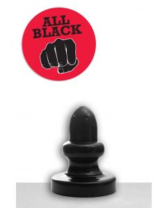 All Black Jeroen Buttplug - 17 cm
