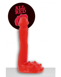 All Black Spike Dildo - 9 cm