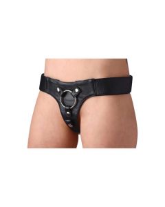 Leren Strap On Harnas - Zwart