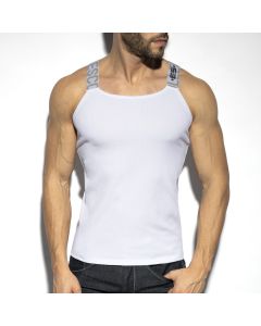 Addicted Gerecyclede Rib Tanktop - Wit