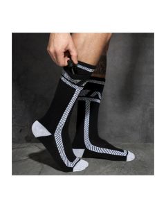 Addicted Lange Pocket Fetish Sokken - Wit