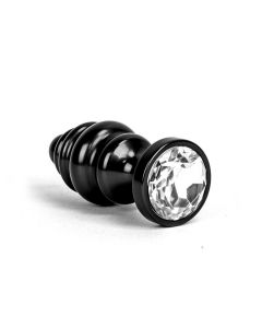 Aluminium Alloy Anaal Plug - Zwart kopen