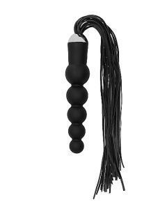 Zweep met Anal Beads Dildo - Handvat geheel