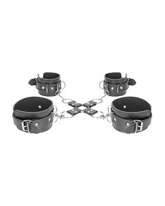 Bonded Leather Hogtie Met Hand- & Enkelboeien