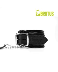 BRUTUS Leren Enkelboeien - Zwart
