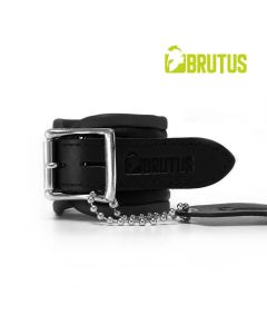 BRUTUS Leren Polsboeien - Zwart