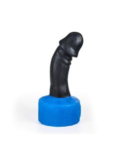Bulder Kuklog Zwart/Blauwe Dildo