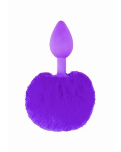Buttplug met Bunny Tail - Paars
