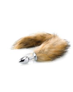 Buttplug met Vossenstaart - Bruin los