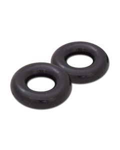 Silicone Cockring 2-Pack Zwart