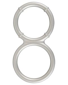 Cock en Ballring Metallic Silicone