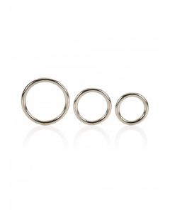 Cockring Set Silver Rings - 3 Stuks