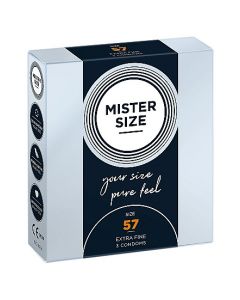Condooms Mister Size 57 mm 3 stuks