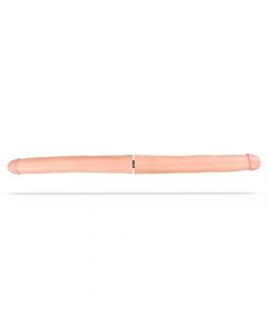 Deep'r Dubbele Dildo Slim Wrecker 66 cm - Huidskleur