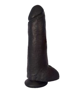 Dildo met Ballen 29.5 cm Jock - Zwart  los