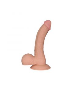 Dildo The Ultra Soft Dude 20 cm zijkant