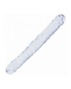 Doc Johnson - Crystal Jellies dubbele dildo - Lichtblauw