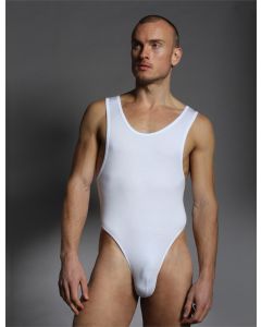 Doreanse Heren Body - Wit  voorkant