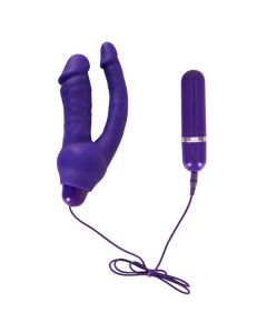 Double Pleasure Vibrator Paars