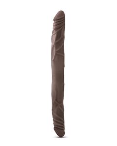 Dr. Skin Dubbele Dildo 35 cm - Bruin