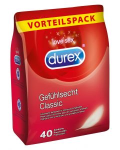 Durex Gevoelsecht Classic - 40 St