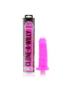 Clone-A-Willy Glow In The Dark - Roze