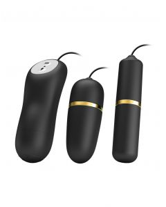 Elektrische Stimulatie Bullet Set - Zwart