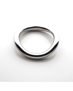 Ergonomische Cockring van RVS 1