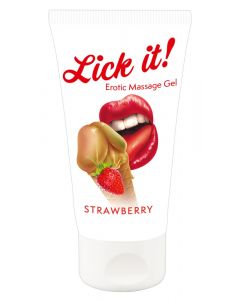 Erotisch Massage Gel Lick It - Strawberry