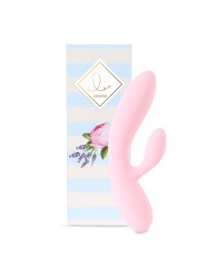 FeelzToys - Lea Rabbit Vibrator Roze verpakking