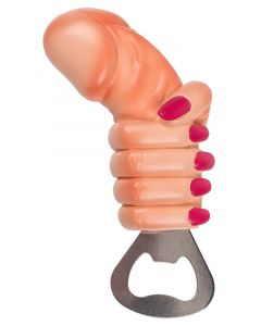 Flesopener Willie met Hand voor