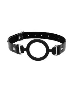 Fluweelzachte Siliconen O-Ring - Zwart