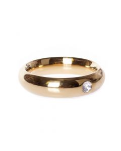Gouden Donut Cockring met Juweel 55