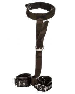Halsband met Handboeien - Camouflage