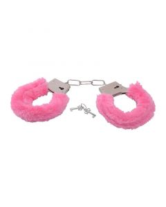 Handboeien met Roze Vacht